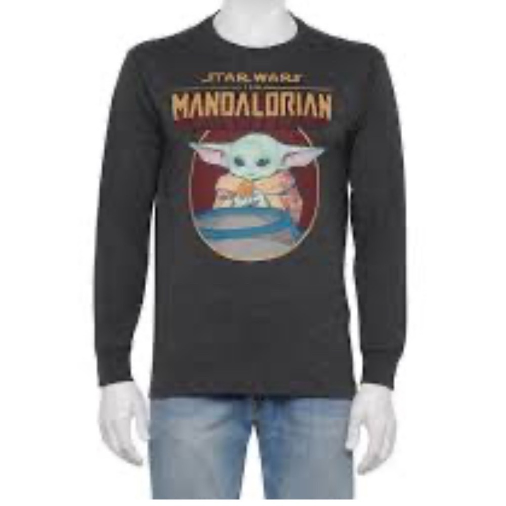 MAD Mandalorian Star Wars Gray Tee